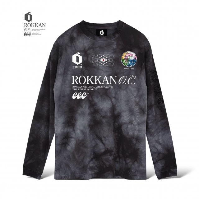 ROKKAN O.C._Original Tie-Dye Dry L/S Tee.