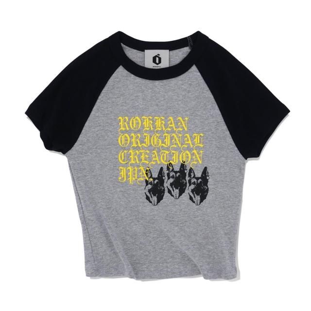 ROKKAN O.C.WOMEN_3S Raglan Tee.