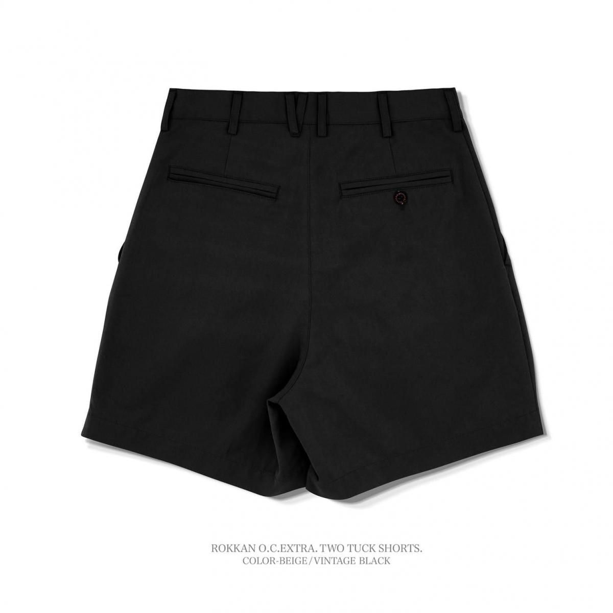 ROKKAN O.C.EXTRA_TWO TUCK SHORTS.