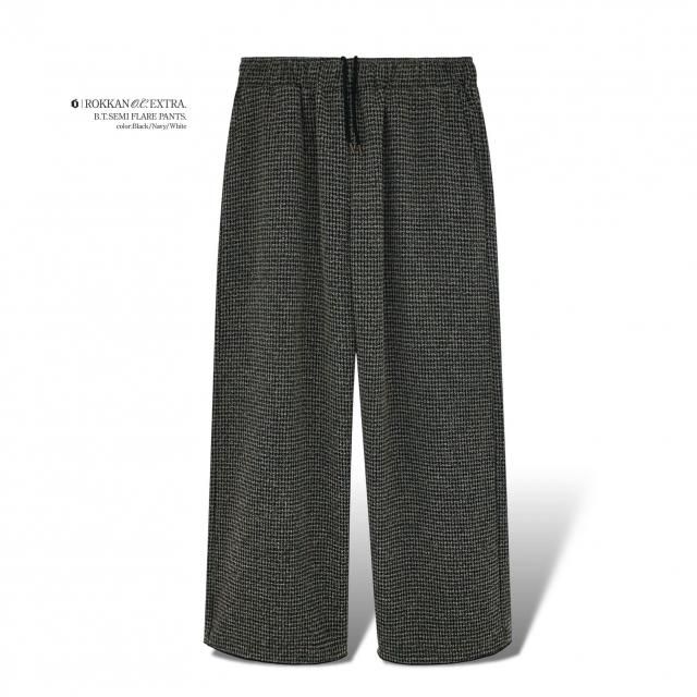 ROKKAN O.C.EXTRA_B.T.SEMI FLARE PANTS.