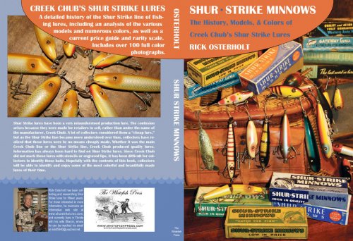 SHUR STRIKE MINNOWS The History Models & Colors of Creek Chub's Shur Strike Lure 