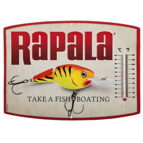 オープン ロード ブランドのラパラ サイン プレート -温度計付き