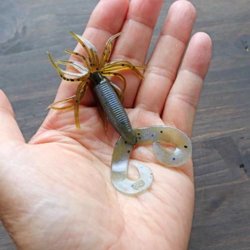 ゲーリー ヤマモトのフラ グラブ ダブル テール 2.5インチ｜アメリカン