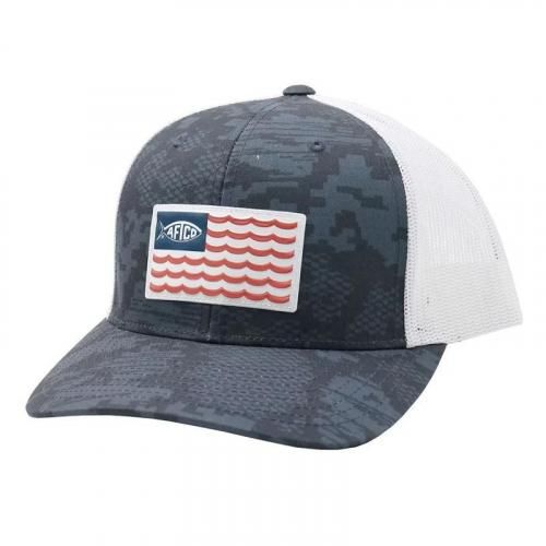h*w様 USA 製　ビンテージキャップ　ルアー柄 キャップ/帽子】80s USA製 CHEMGRO (シェムグロ) NEWERA