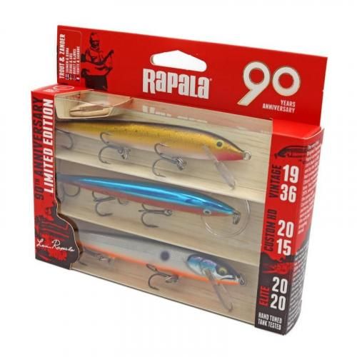 ラパラ 90周年Rapala 90th Anniversary ルアーセット ラパラの90周年記念ルアー キット｜アメリカン釣具通販NEST