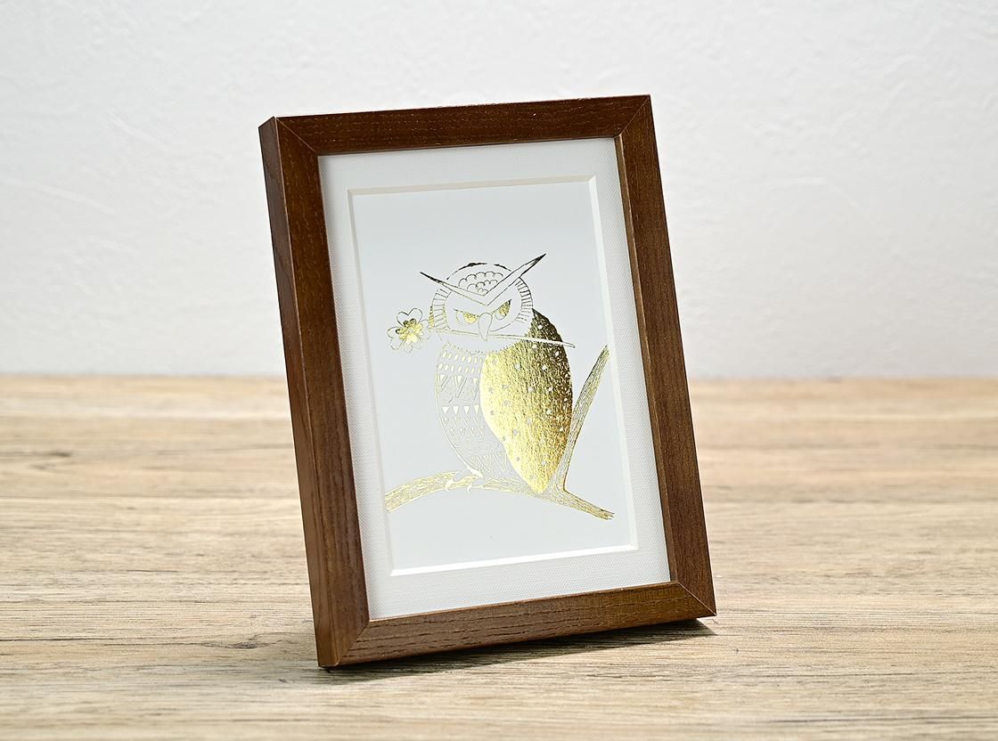 限定！萄 雅彦 DOH 国際版画芸術 セリグラフ 限定20点 題名/宵 フクロウ Amazon | 月明かりの下を飛ぶフクロウ 数字キットによる絵画 数字油絵