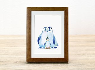 ミヤハラヨウコ「penguin family」