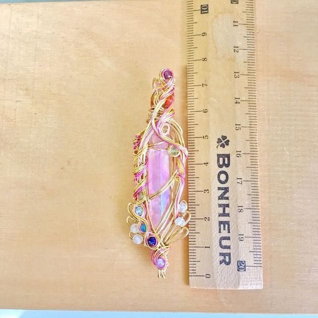 1920-30's Iris Glass Necklace（ 1920-30年代 アイリスガラス