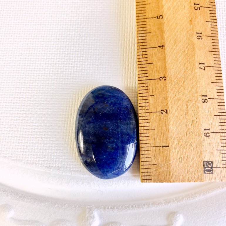 BWコラボ＊⑱【ブルーアベンチュリン-Blue Aventurine-】オーバル型＊ルースセレクトオーダー＊ -  虹色の花＊天然石とワイヤーワークアクセサリー＊