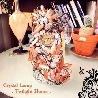 <img class='new_mark_img1' src='https://img.shop-pro.jp/img/new/icons48.gif' style='border:none;display:inline;margin:0px;padding:0px;width:auto;' /> Crystal Lamp - Twilight Home -ۥ磻䡼