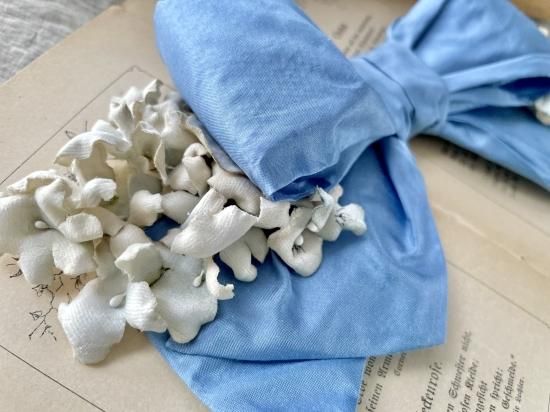 belle des poupee リボンとすみれのヘッドドレス Belle des Poupee】リボンとすみれのヘッドドレス(ストライプ