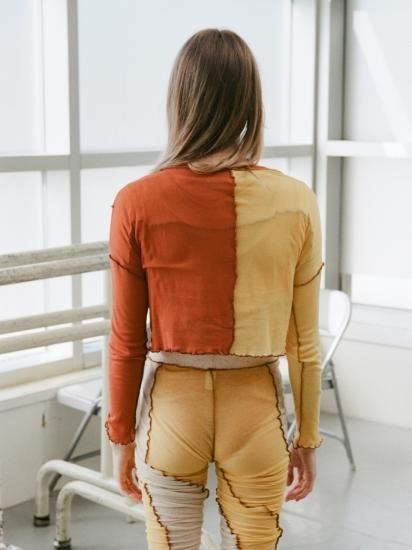 トップス Baserange SUN LAYER LONG SLEEVE Sun Layer Long Sleeve - sun yellow / hero red - ANYplace