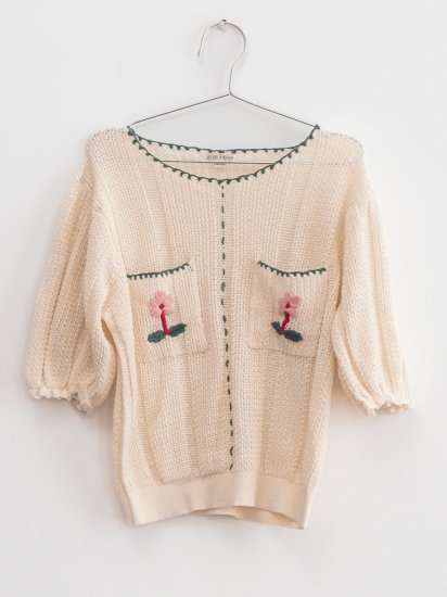 Kid's KNIT EMBROIDERED TOP - ANYplace