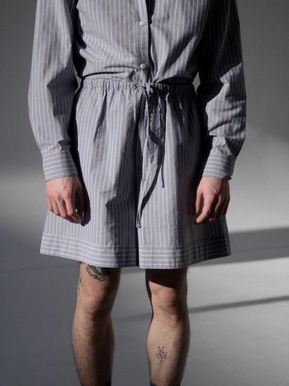 パンツ BASERANGE Limber Shorts Red Blue Stripe BaserangeLimberPantsinRedBlueS