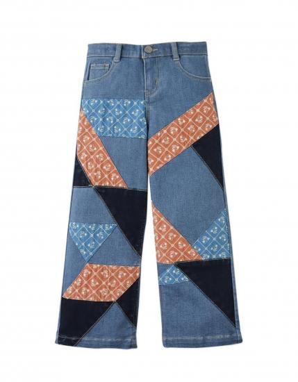 Harley Pants with Patchwork Details - ANYplace