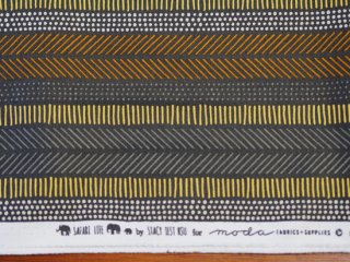 modafabrics ◇ SAFARI LIFE / AFRICAN ART / BLACK ◇ＵＳＡコットンプリント生地