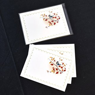 花みずきとシジュウカラ(ファンタジーカード3枚セット)