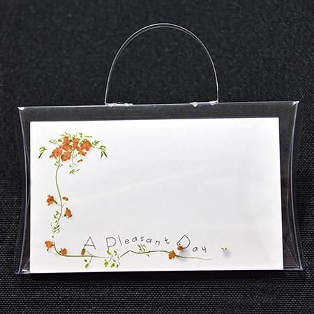 メッセージカード(春)】[のうぜんかずら]名刺サイズ1絵柄10枚