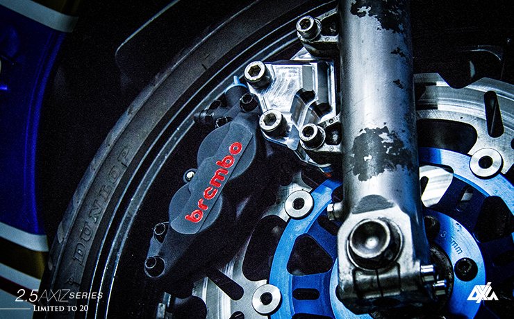 CBR250RR-MC22 brembo 4P 40mm フロント CNC キャリパーサポート 296DR