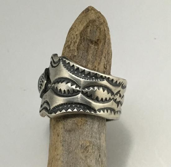 Navajo Gary Reeves Natural Lone Mountain Turquoise Hand