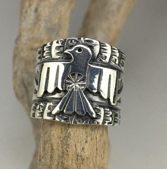 Navajo Sunshine Reeves Thunderbird Ring - 練馬のインディアンジュエリー・雑貨のお店 Little  Pinetree Trading Post