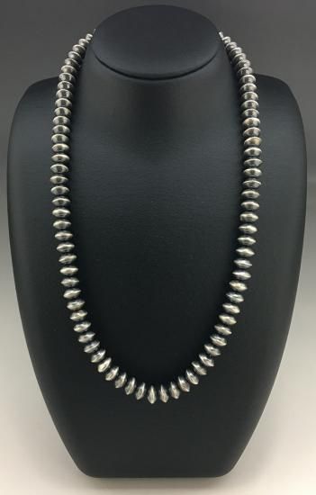 アクセサリー Navajo Silver Beads Necklace Navajo Michelle Jameson Silver Beads Necklace - 練馬のインディアン