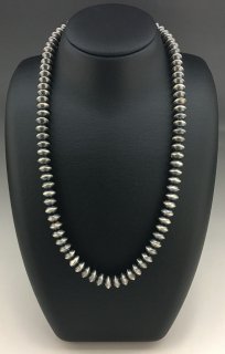 Navajo Michelle Jameson Silver Beads Necklace