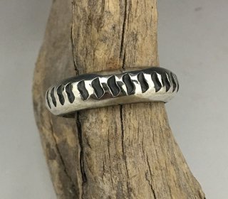 Navajo Sunshine Reeves Swirl Stumped Ring