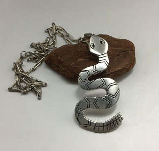 Hopi Antone Honanie Overlay Pendant with Handmade Silver Chain
