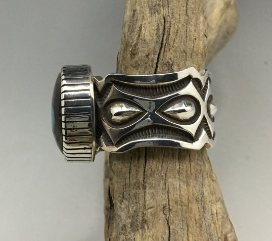 Navajo Erick Begay Bisbee Turquoise Ring - 練馬のインディアンジュエリー・雑貨のお店 Little  Pinetree Trading Post