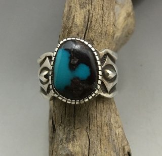Navajo Erick Begay Bisbee Turquoise Ring