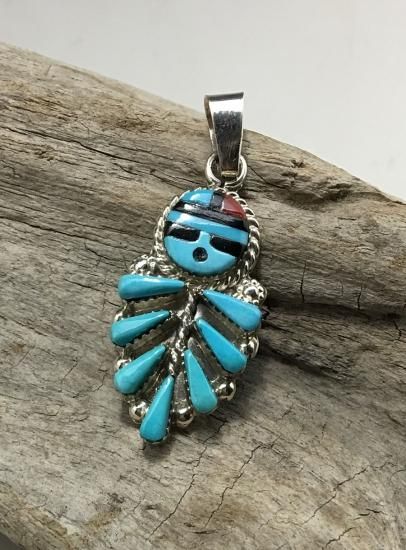 Zuni Needle Point Pendant
