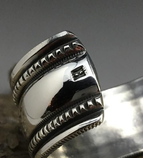 Navajo Harrison Jim Ingot Silver Cuff Bracelet - 練馬の Navajo Harrison Jim Ingot Silver Cuff Bracelet - 練馬の
