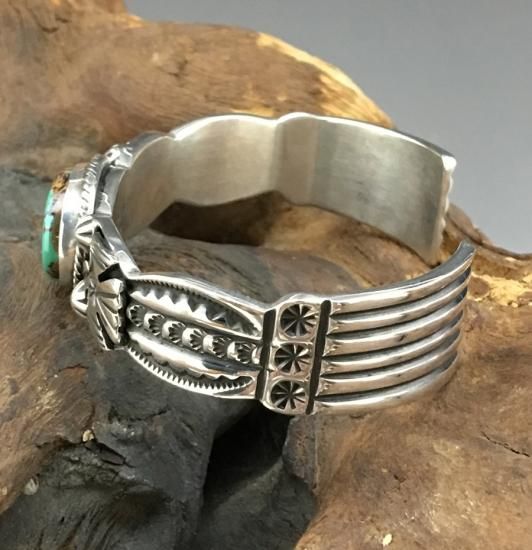 Navajo Andy Cadman Royston Turquoise Cuff Bracelet - 練馬の
