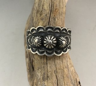 Navajo Benny Ramone Hand Stamped Ring