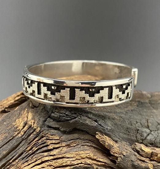 NABAJO Dan Jackson バングル Navajo Dan Jackson Overlay Cuff Bracelet - 練馬の