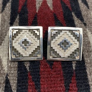 Navajo Dan Jackson Rug Design Earrings