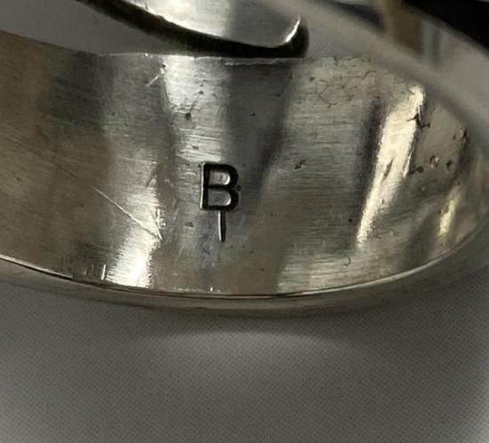 ベティ<Berra Tawahongva> Hopi Berra Tawahongva Overlay Ring - 練馬のインディアン