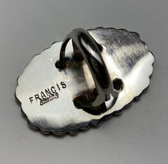 良品 Melvin Francis Silver Plate Ring - リング(指輪)