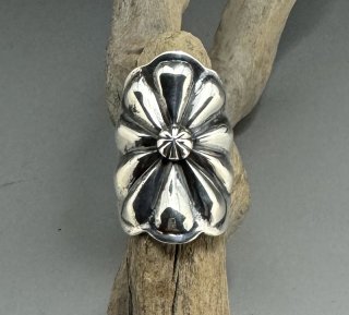 Navajo Darrell Cadman Repousse Ring