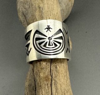 Hopi Lucion Koinva Overlay Ring