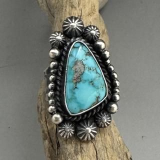 Navajo Rosita Calladitto Kingman Turquoise Ring