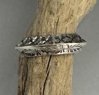 Navajo Sunshine Reeves Silver Triangle Wire Ring