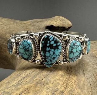 ヴィンテージ navajo ナバホ インディアンジュエリー Hg No.8 INDIAN JEWELRY LEATHER ARTS&CRAFTS Tah'bah TRADERS / Vintage