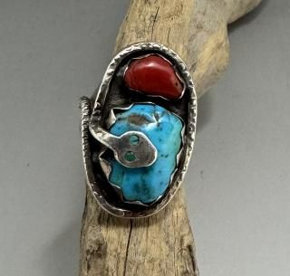 Navajo Joey Allen Kingman Turquoise Ring - 練馬の