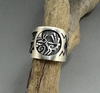Hopi Lucion Koinva Overlay Ring