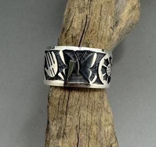 Gary Reeves バングル　インディアンジュエリー　ナバホ族 Navajo Gary Reeves Coral Ring - 練馬のインディアンジュエリー