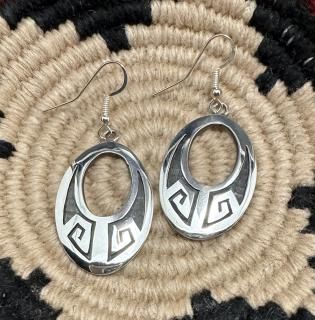 Hopi Stewart Dacawyma Overlay Earrings