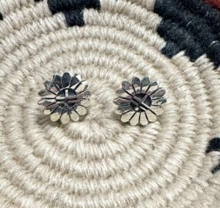Hopi Willis Humeyestewa Overlay Earrings