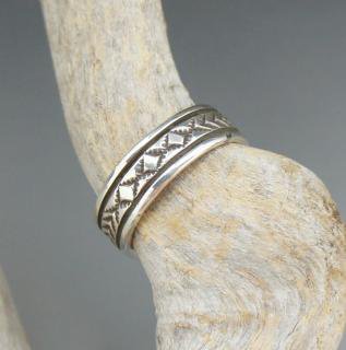 Navajo Bruce Morgan Silver Ring